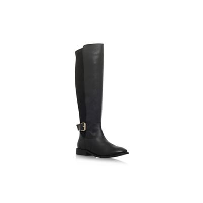 Carvela Black 'Stealth' flat knee boots